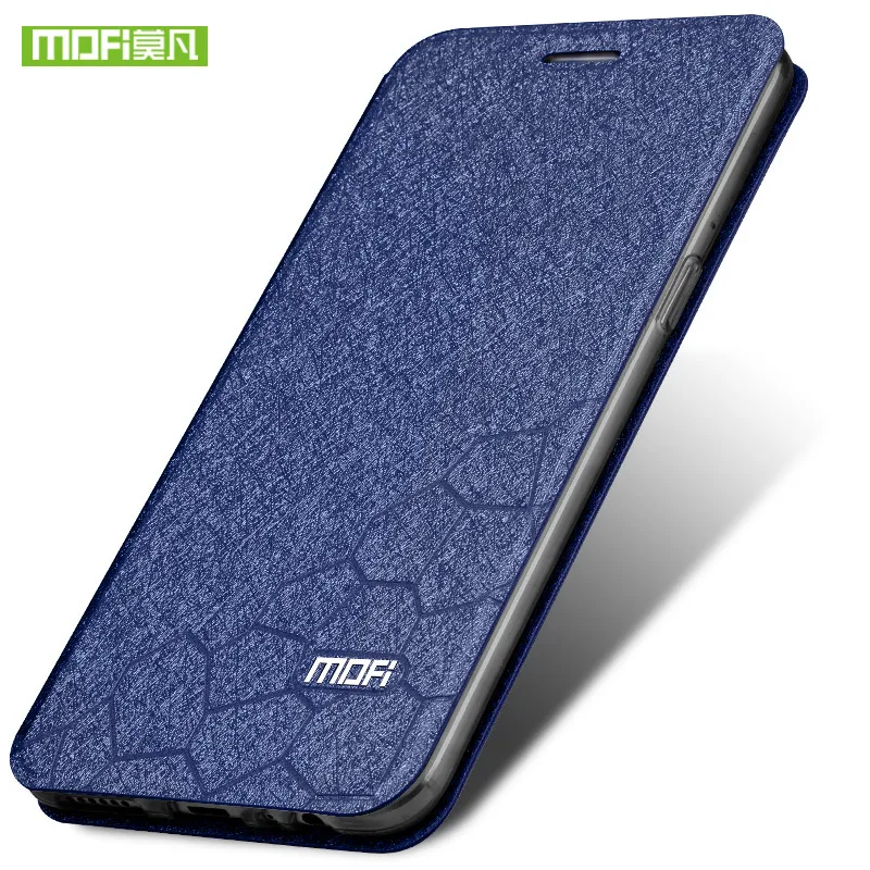 Mofi для xiaomi redmi note 7 pro Чехол для xiaomi redmi note 7 pro Чехол Флип кожаный для xiaomi redmi note 7 силиконовый чехол - Цвет: Blue