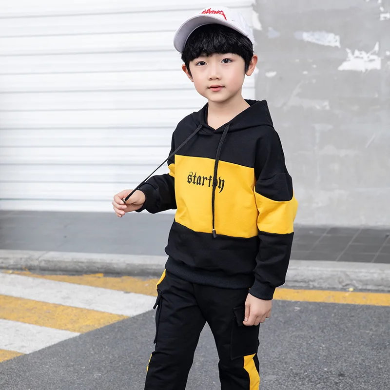 Сезон: весна-осень спортивный хлопчатобумажный комплект школьная Униформа