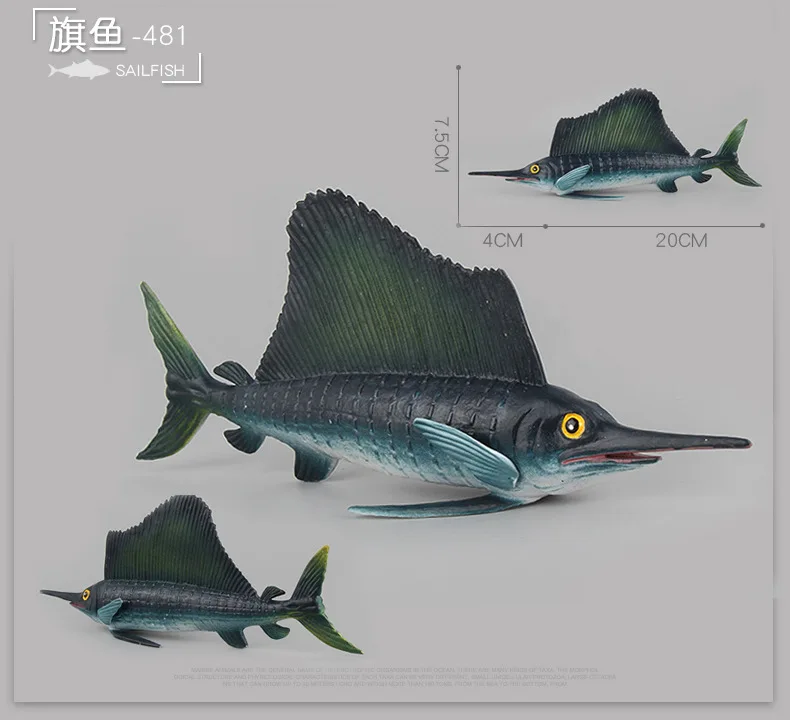 Океаническая и морская жизнь модель подводный мир КИТ Акула черепаха фигурка аквариума морские животные модель образование детская игрушка
