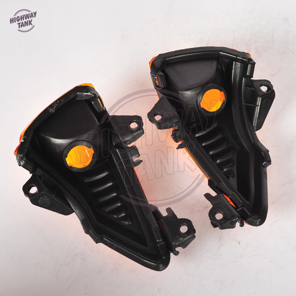 Orange Lens Motorcycle Turn Indicator Signal Winker Case for Kawasaki ER6N ER6F ER6R 2009-2011 |