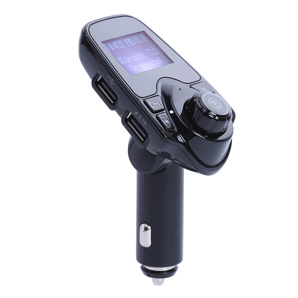 Bluetooth автомобильный комплект беспроводной fm передатчик радио адаптер Fm
