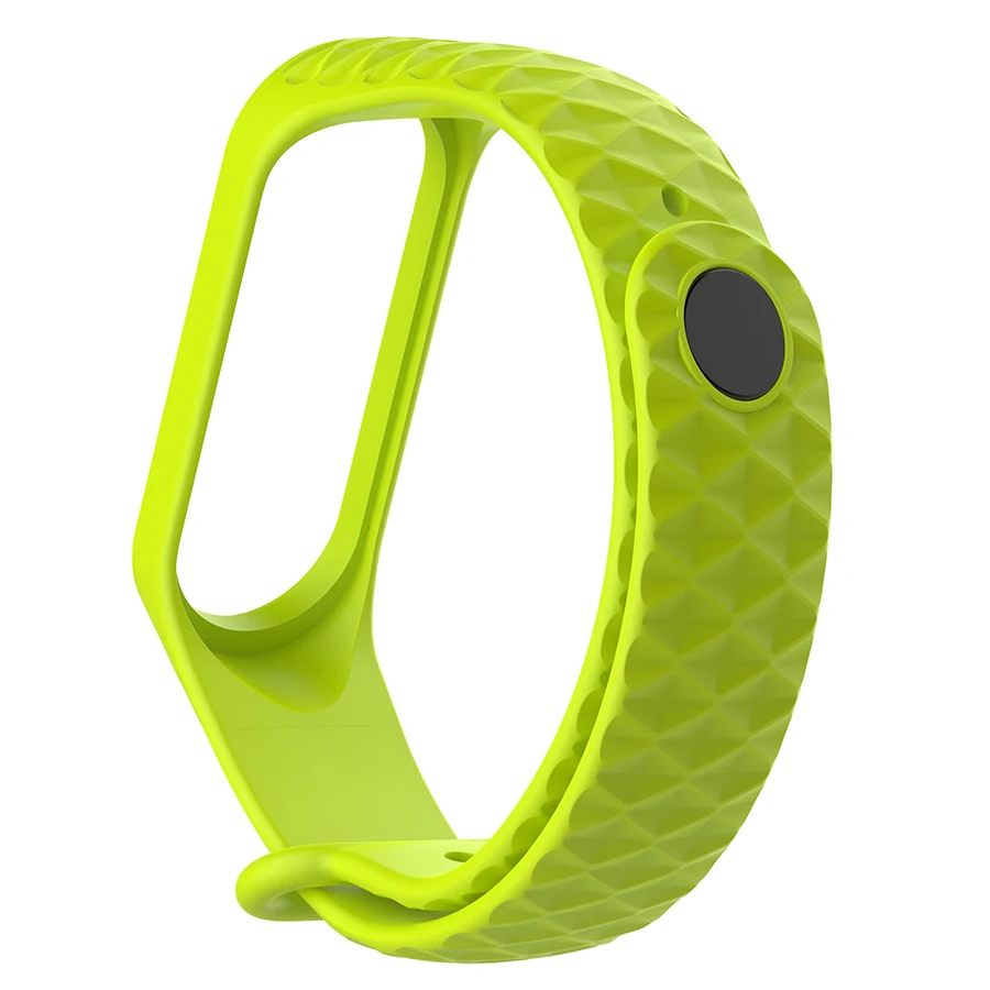 Цветной силиконовый ремешок в полоску для браслета Xiaomi Mi Band 3 Сменные аксессуары