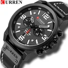 Мужские кварцевые часы с кожаным ремешком, люксовый бренд, повседневные наручные часы CURREN 8314 для мужчин