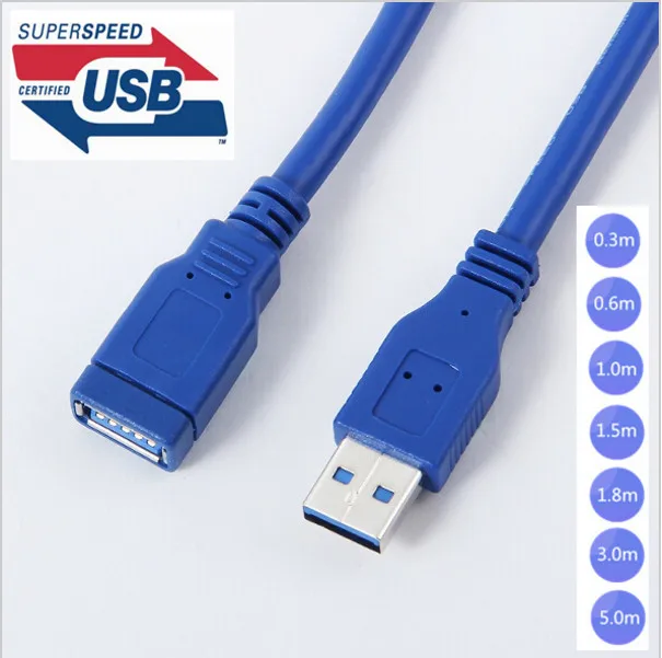 Стандартный USB 3 0 A Male AM to Female AF USB3.0 удлинитель m 6 1 5 8 1ft 2ft 3ft 5ft 6ft 10ft|usb3.0 extension cable|to usbusb