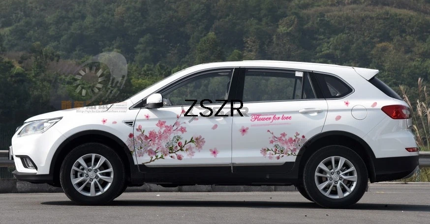 Великолепные восточные вишневые наклейки на автомобиль Z2CA286|car sticker|car body stickerstickers