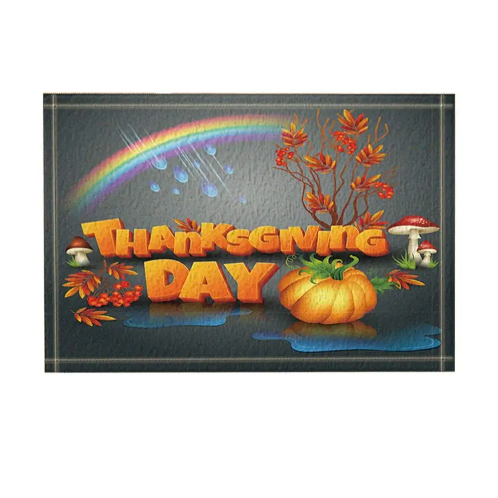 Ковер кухонные коврики для напольного коврика декор на День Благодарения тыква и