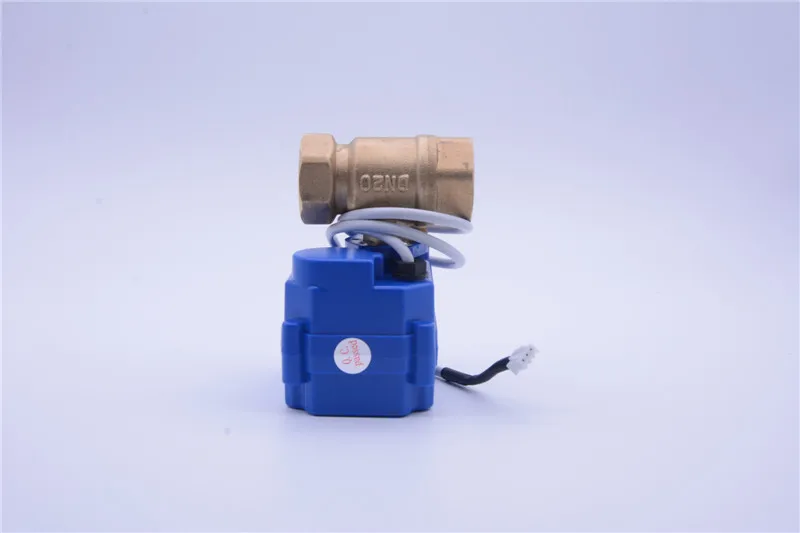 1/" DN15 3/4" DN20 " DN25 DC12V BSP NPT латунный моторизованный шаровой клапан 3 провода управления для WLD-805 WLD-806 сигнализация обнаружения утечки воды