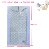 carbon fiber car seat heater heating pads winter warmer 12v heated car vehicle suv seat cover heated supprt universal 4828