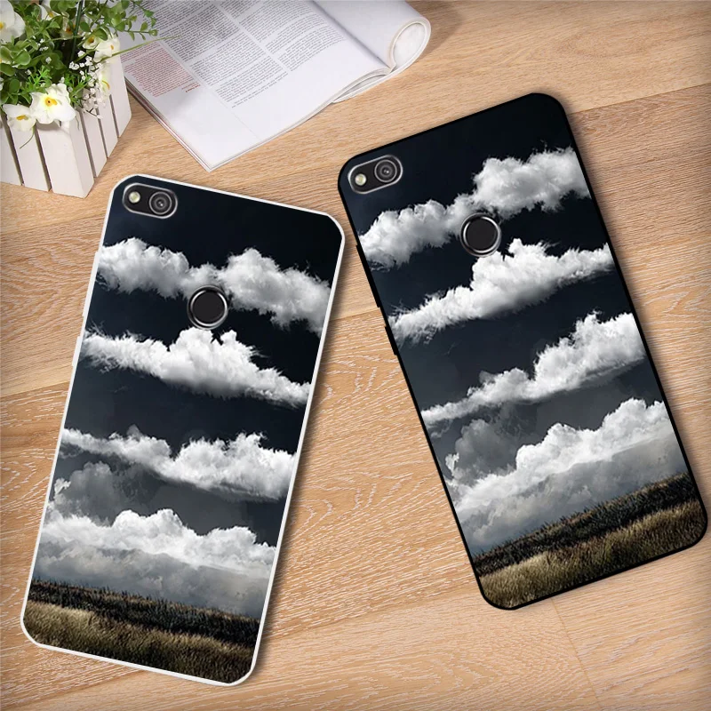 for Huawei P8 Lite 2017 Letters Phone Case 5.2&quot Honor8 Clear Silicon Shell P9Lite Soft TPU Protector Capa |