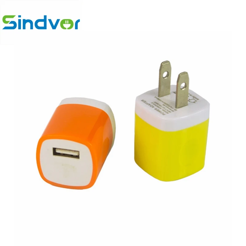 Мини USB настенное зарядное устройство 5В 1а дорожный мобильный телефон вилка США
