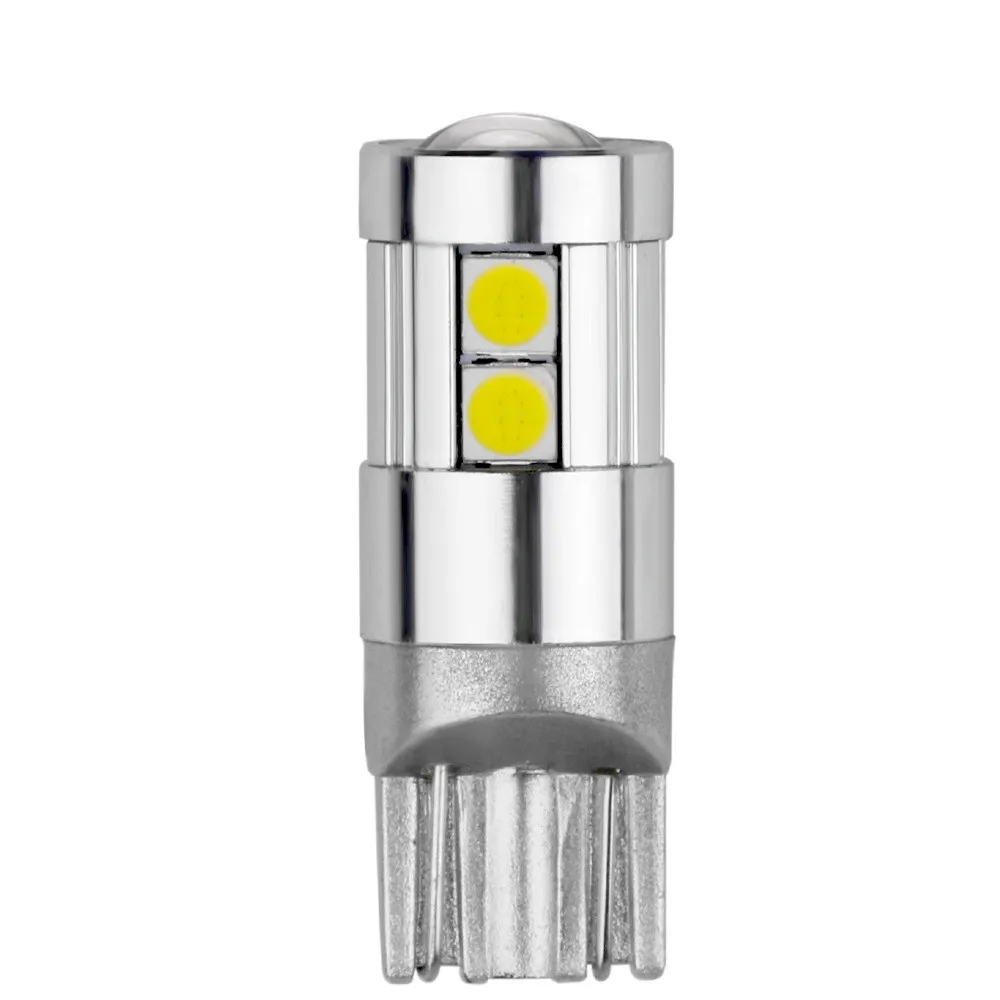 2x супер яркие светодиодные лампы t10 w5w Автомобильная Лампа 9 smd 3030 EMC авто чтения