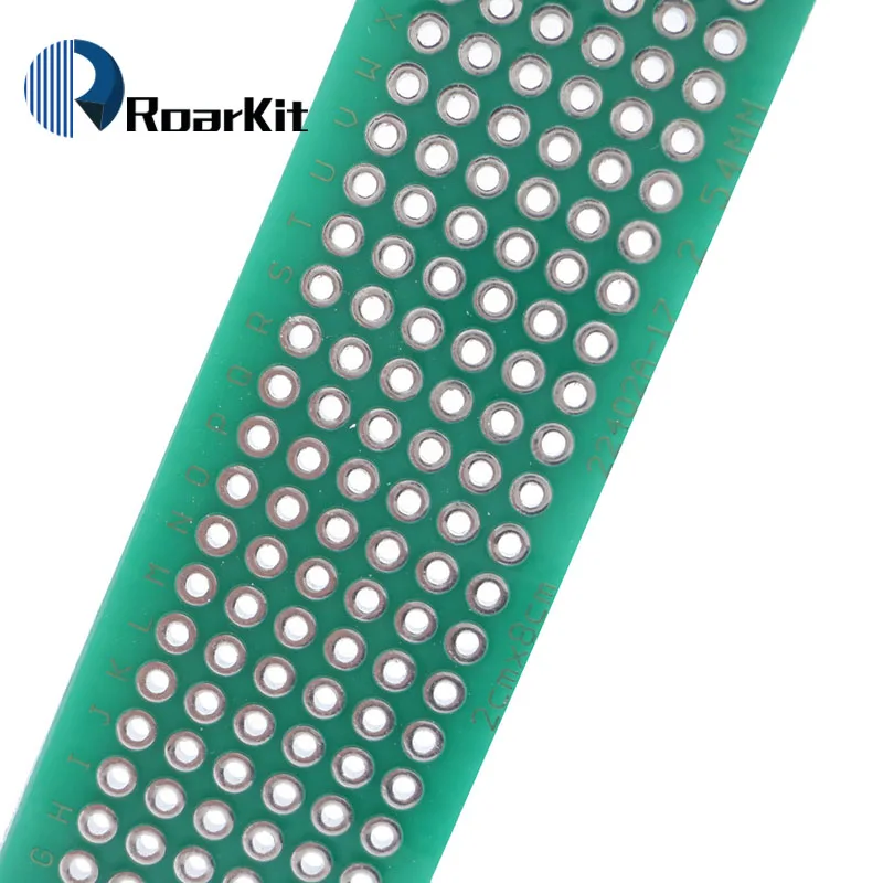 1 шт. 2x8 см Прототип PCB 2*8 панель с двойным покрытием/Луженая ПП универсальная плата