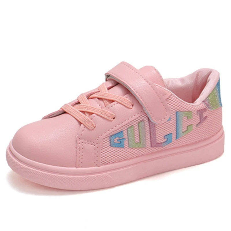 2019 Новые горячие продажи модные детские весенние кроссовки весна осень розовые