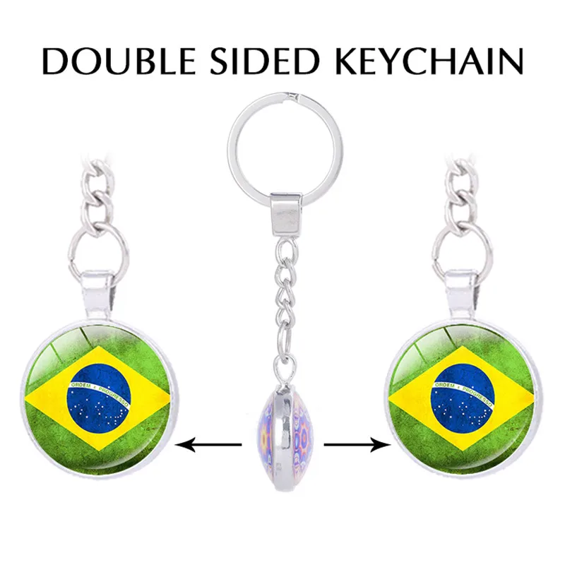 Немецкий флаг страны брелки Великобритания Флаг Брелок для ключей национальная