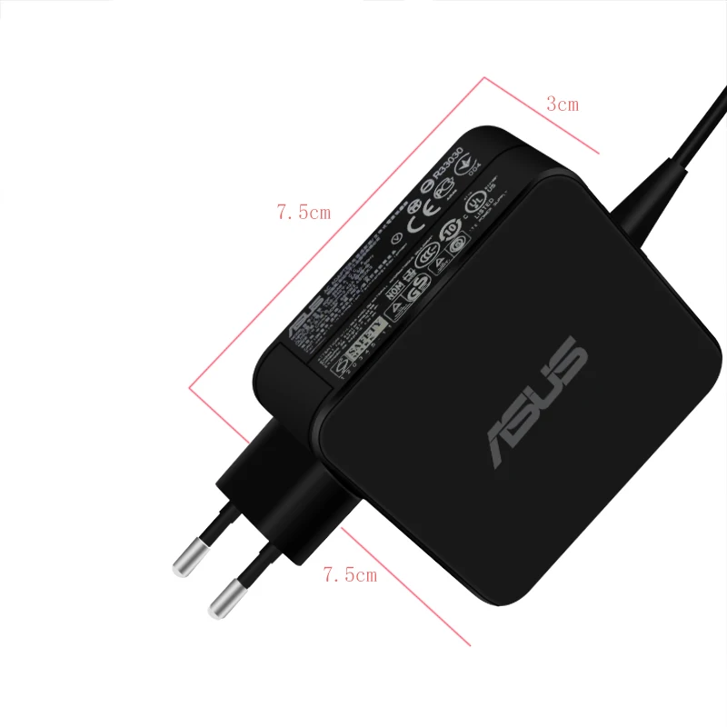 Для Asus Тетрадь 4,0*1,35 мм 3.42A 65 Вт AC Мощность Зарядное устройство для ASUS S200E X201E X503M UX21A UX31A UX32A UX302 UX300 UX303 ноутбук