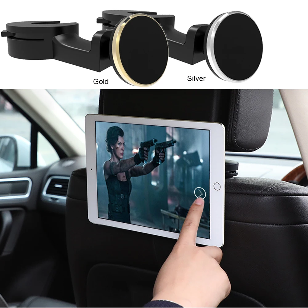 Магнитный держатель на подголовник автомобильного сиденья для iPad 2 3/4 Air 1 mini pro 11 10