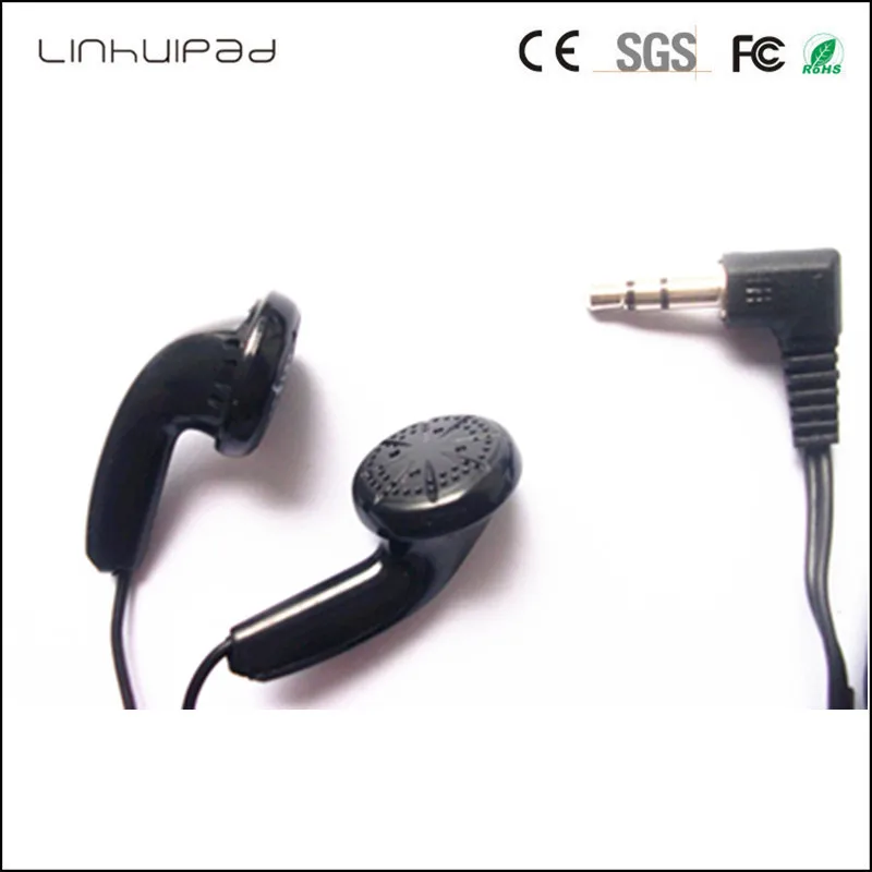 

Linhuipad Factory wholesale economy Disposable 3.5mm Stereo Earbuds Earphone For School Gyms Airline museum Hospital 3000pcs/lot