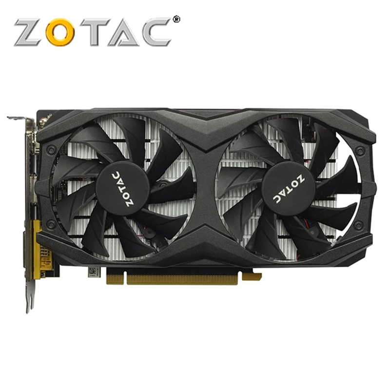 Видеокарта ZOTAC GTX 1050Ti 4 Гб GPU, графические карты для GeForce nVIDIA Original GTX1050 4GD5 128Bit, видеокарта PCI-E X16 HDMI