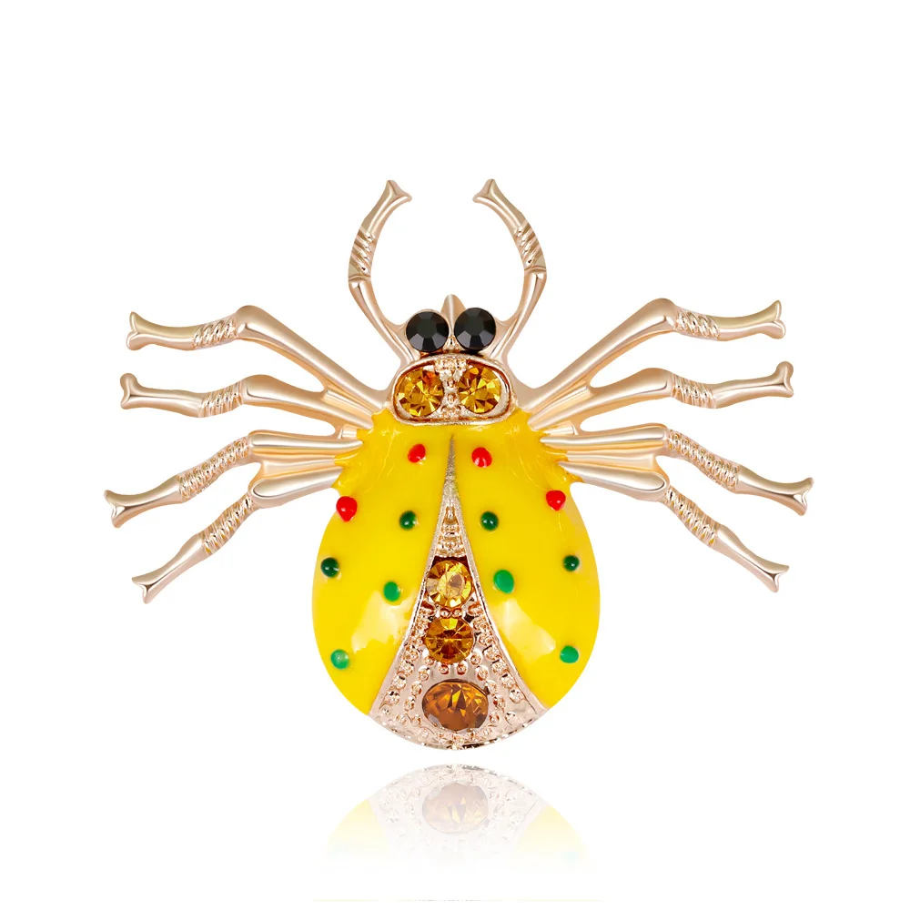 Новые Подвески из сплава масляные Насекомое Паук Брошь Европа и Америка корсаж