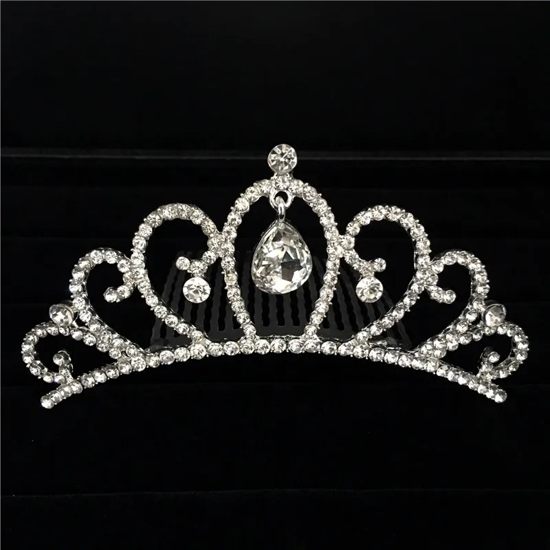 Свадебные аксессуары для волос романтическая Хрустальная расческа с цветами