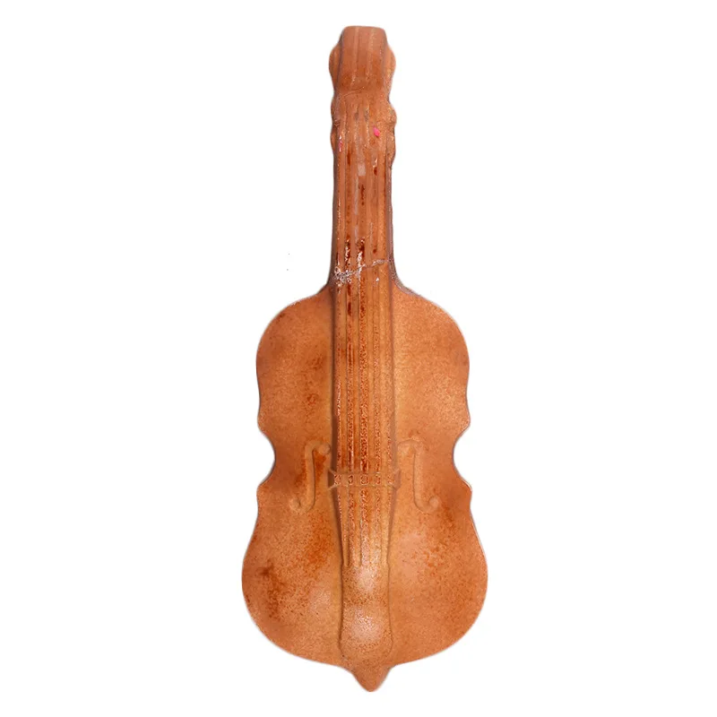 Скрипка 3D Конфеты искусственная кожа Пластиковая форма для помадки желе формы