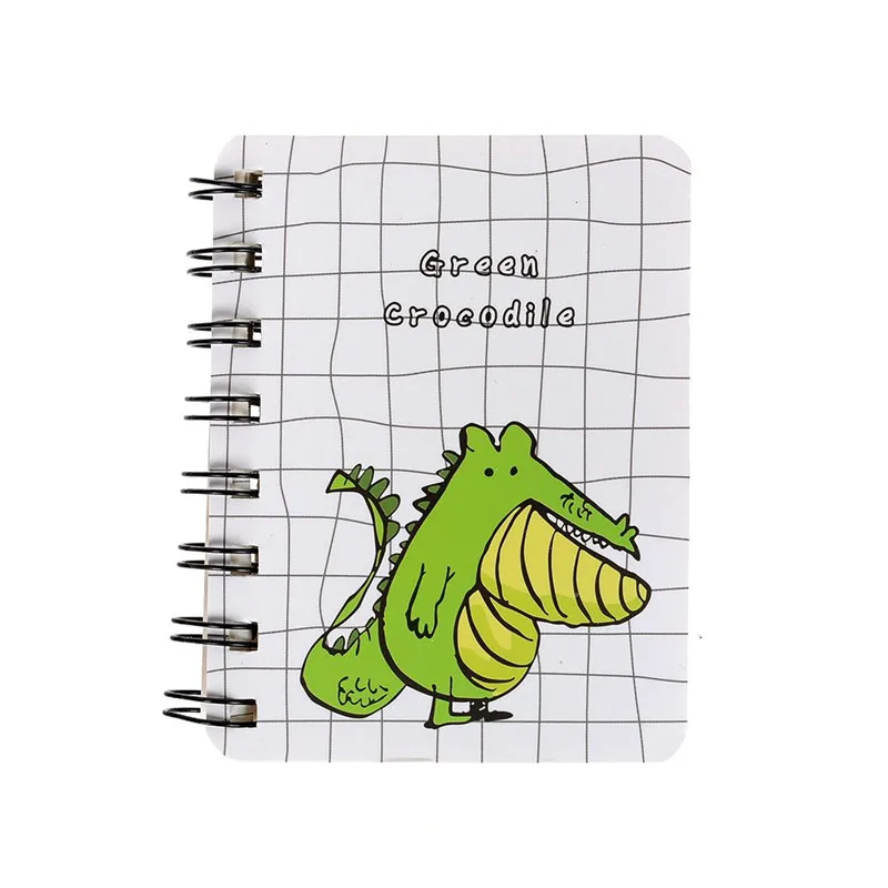 Женская спиральная книга A7 милая мультяшная бумага в клетку журнал дневник