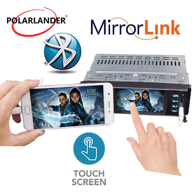 

Автомагнитола, 4 дюйма, HD/SD/FM/RDS/USB, сенсорный экран