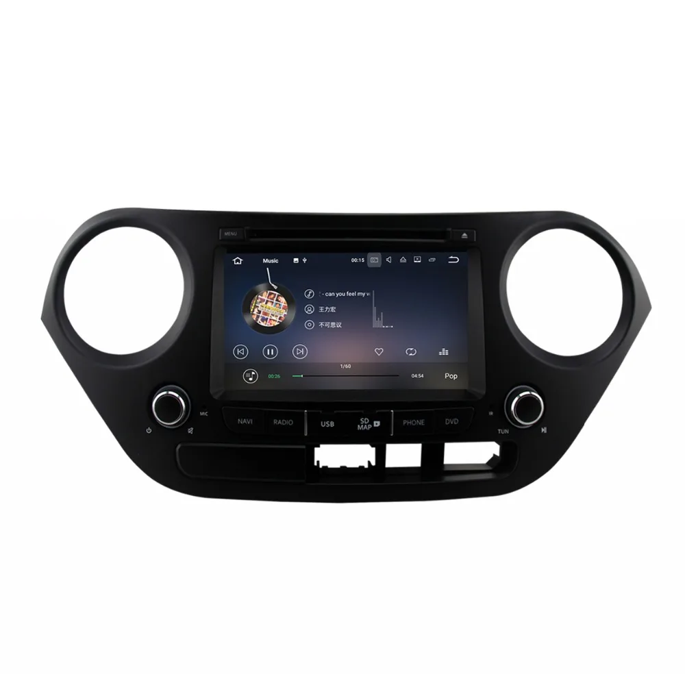 Двойной din 7 дюймов android 1 автомобильный dvd плеер для hyundai grand i10 2013 2015 с радио gps