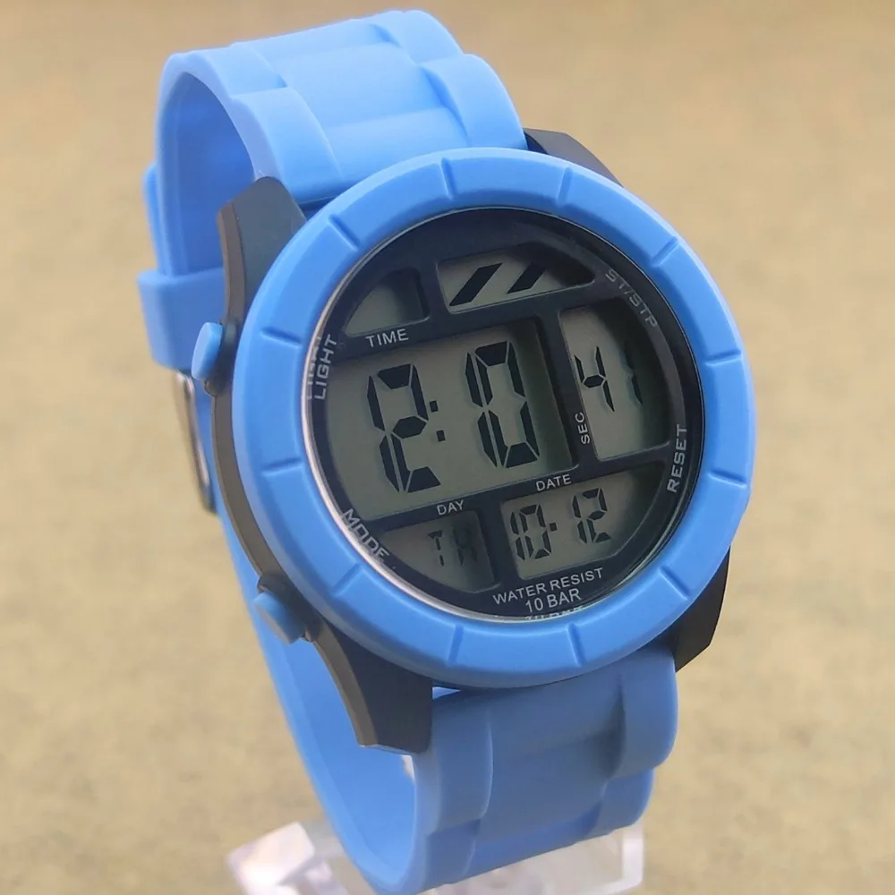 Для Мужчин's Спортивные часы Военная Униформа Часы светодиодный цифровой