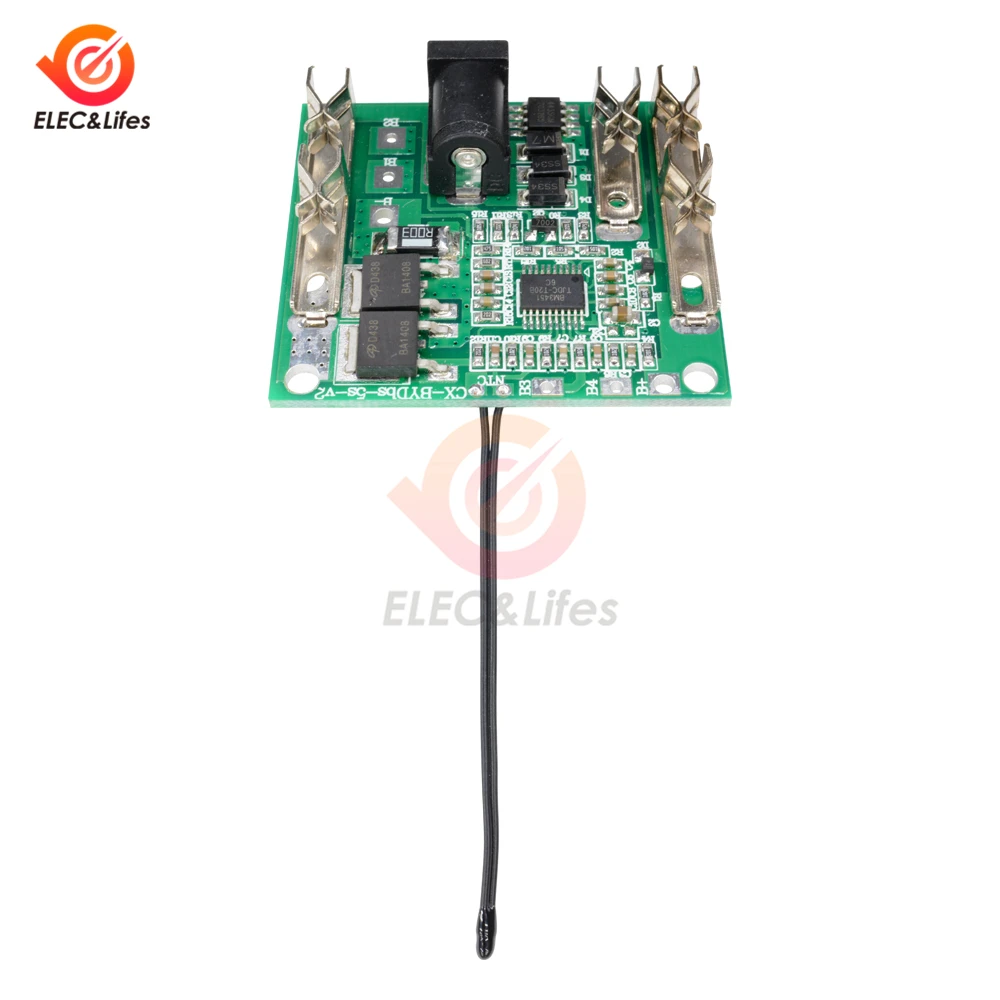 Защитная плата для зарядки литий-ионных аккумуляторов 18/21 в 20 А BMS PCM PCB литиевых