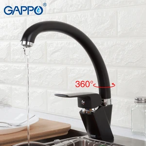 gappo kitchen faucet black kitchen sink faucet water faucets brass mixer kitchen torneira de cozinha deck mounted free global shipping