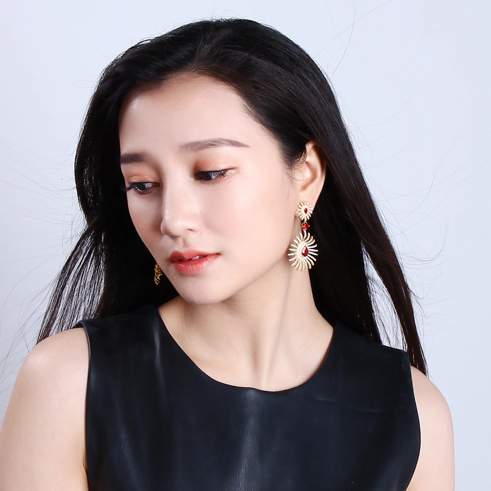 60 мм длина новые золотые серьги ювелирные изделия проложить с