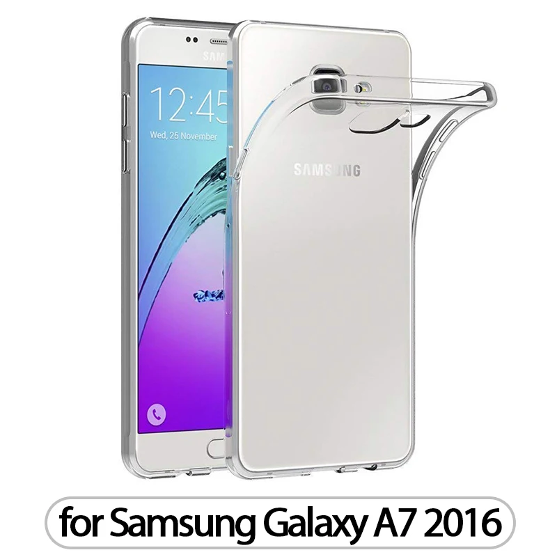 Чехол для samsung Galaxy A3 A5 A7 A9 TPU силиконовый прозрачный мягкий чехол-бампер для samsung A3 A5 A7 A9 задняя крышка - Цвет: for Galaxy A7 2016