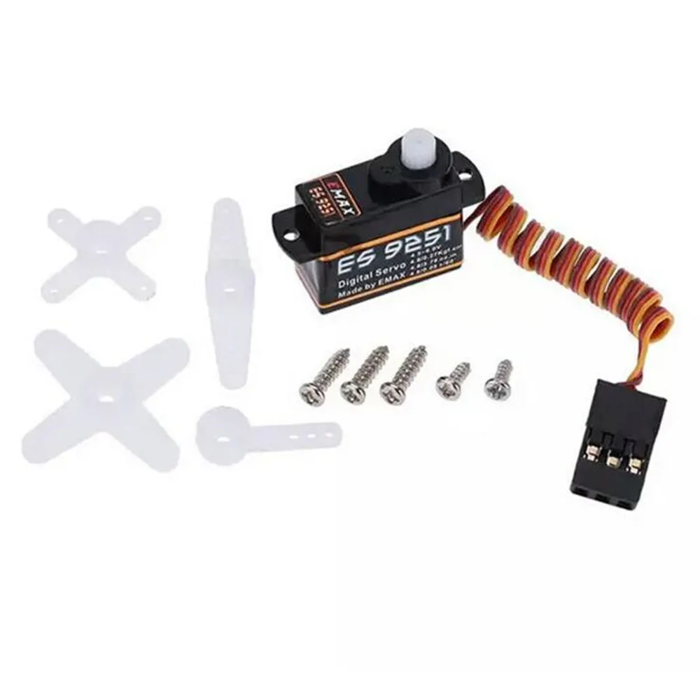 4 шт./лот EMAX ES9051 3g цифровой мини Серводвигатель для радиоуправляемой модели