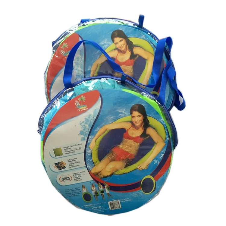 Складной водный шезлонг бассейн плавающий ряд гамак поплавки Круглый Пляжная