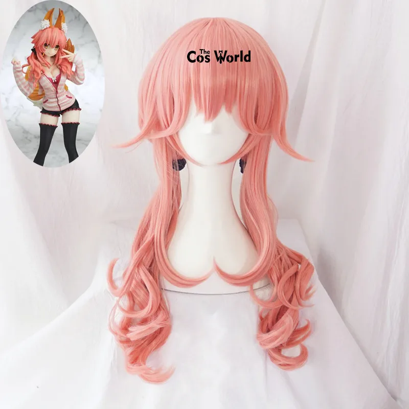 Fate EXTRA CCC Tamamo no Mae пальто Топы шорты униформа наряд аниме костюмы для косплея - Цвет: Wig