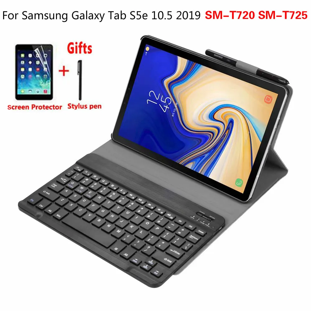 Съемный чехол с беспроводной клавиатурой Bluetooth для Samsung Galaxy Tab A 10 1 2019 T510 T515