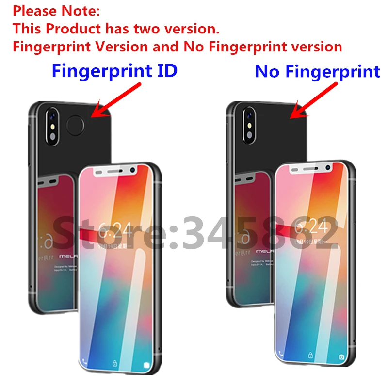 Смартфон Melrose 2019 4G LTE 3 4 дюймов супер мини телефон 1 ГБ 8 Android отпечаток пальца ID 2000