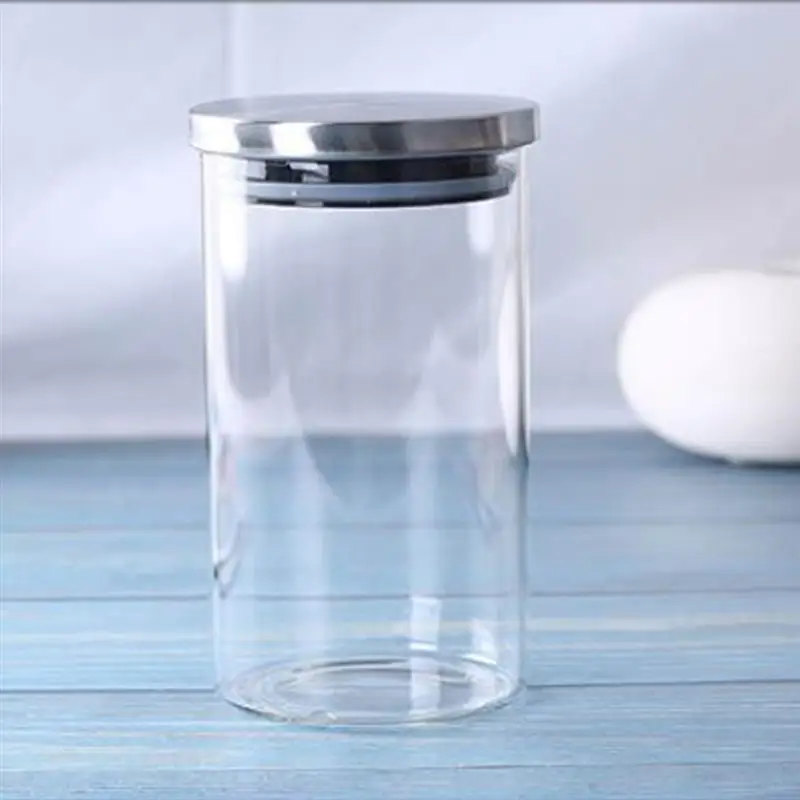 Прозрачные стеклянные сухие зерна контейнеры банки кухонные органайзеры для хранения продуктов