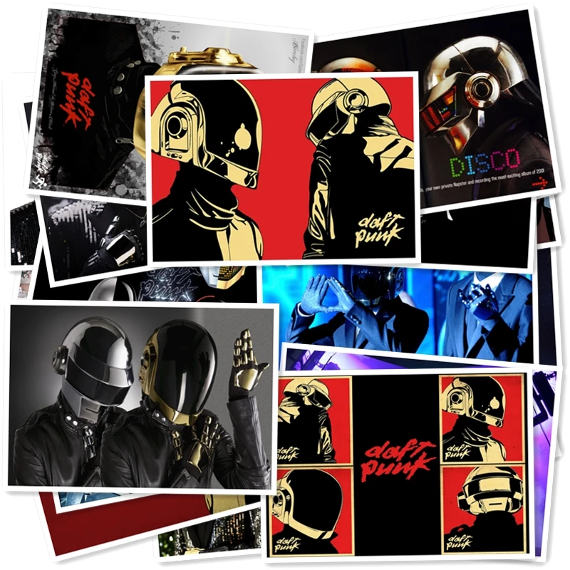 B1-6# Daft панк Классическая серия стикер 20/шт ПВХ наклейка для ноутбука коллекция подарок домашний декор холодильник Стайлинг смешанные наклейки s