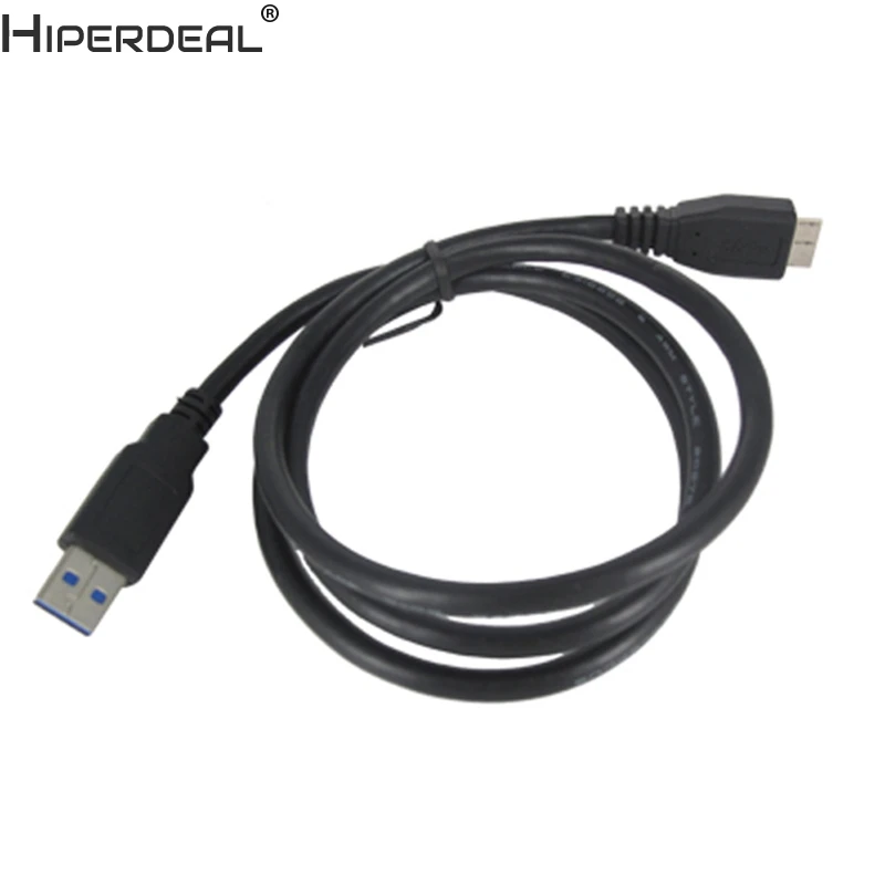 Кабель HIPERDEAL 6 футов Супер Скоростной USB 3 0 типа папа тип A к Micro B черный|super speed usb|super