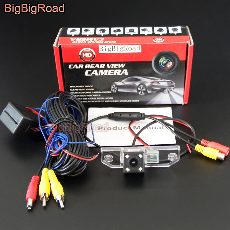 BigBigRoad для Ford Focus Sedan 2 3 2008 2009 2010 2011 2012 C Max Mondeo камера заднего вида парковки CCD|Камеры