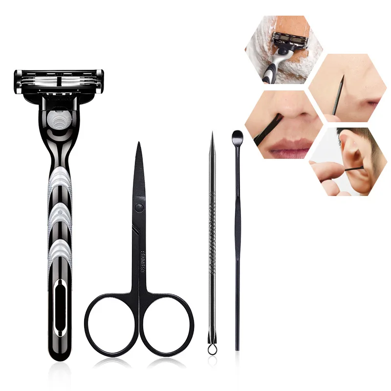 Набор инструментов для стрижки ногтей 15 шт. большие ножницы бритва