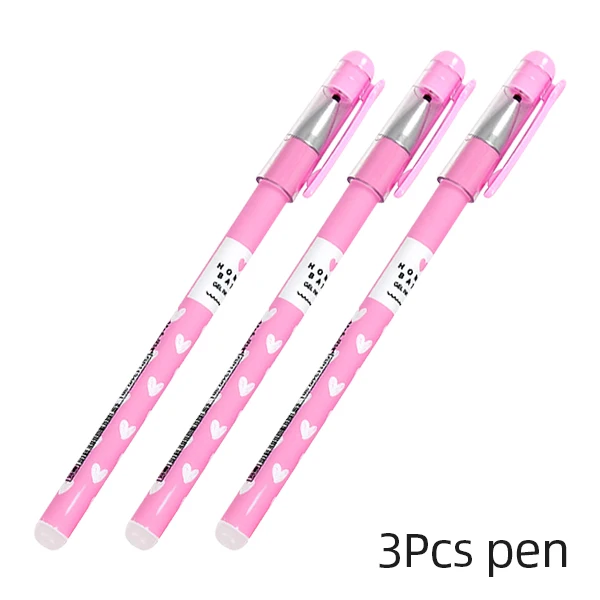 1134 Pink Climemo милые стираемые гелевые ручки для школы офисные принадлежности Горячая 3 шт./лот 0,38 мм волшебные чернила кавайные канцелярские принадлежности магазин студенческие письма - Цвет: 1134 Pink