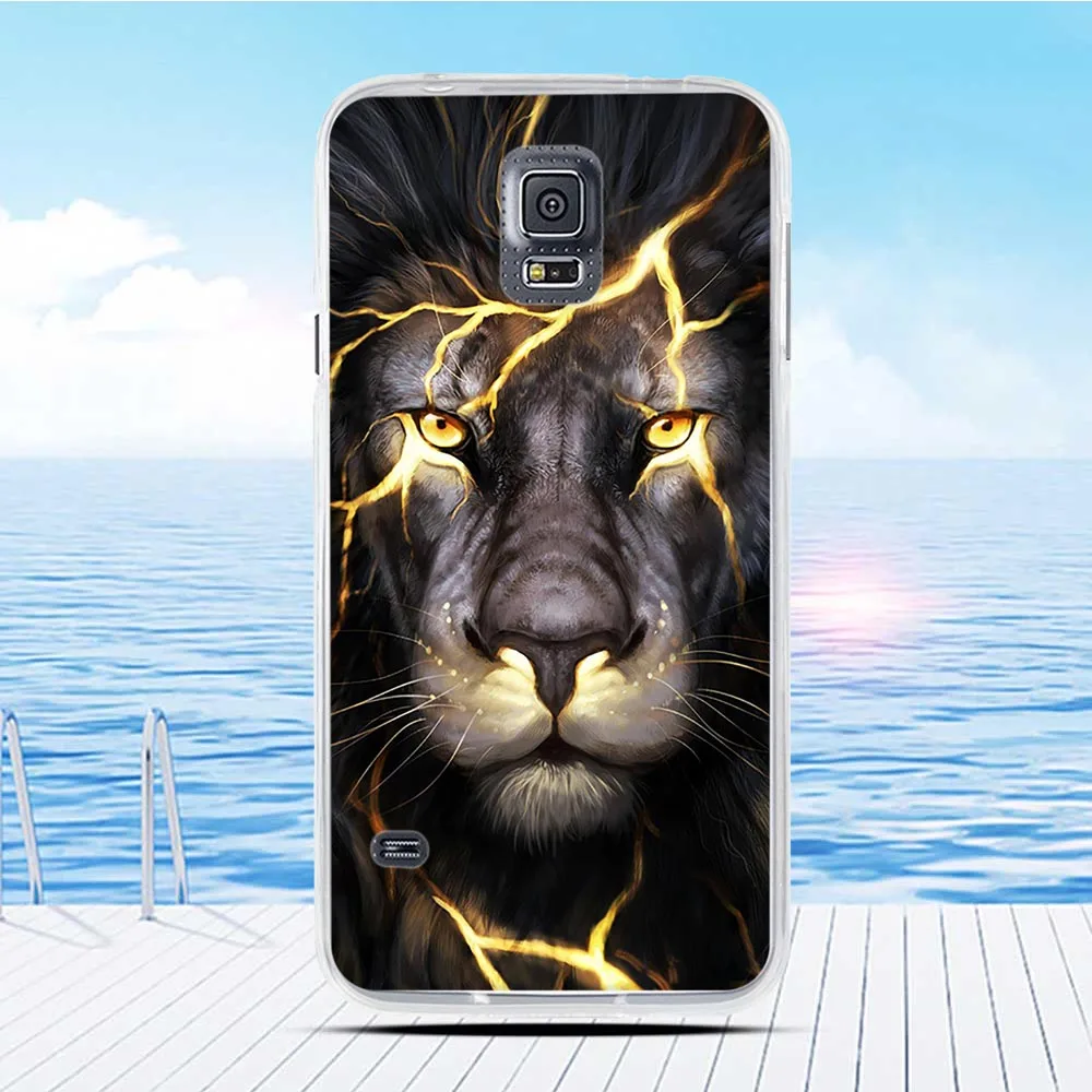 For Samsung Galaxy S5 Silicone Case TPU SV I9600 Coque Phone Protector 3D Back Printing |