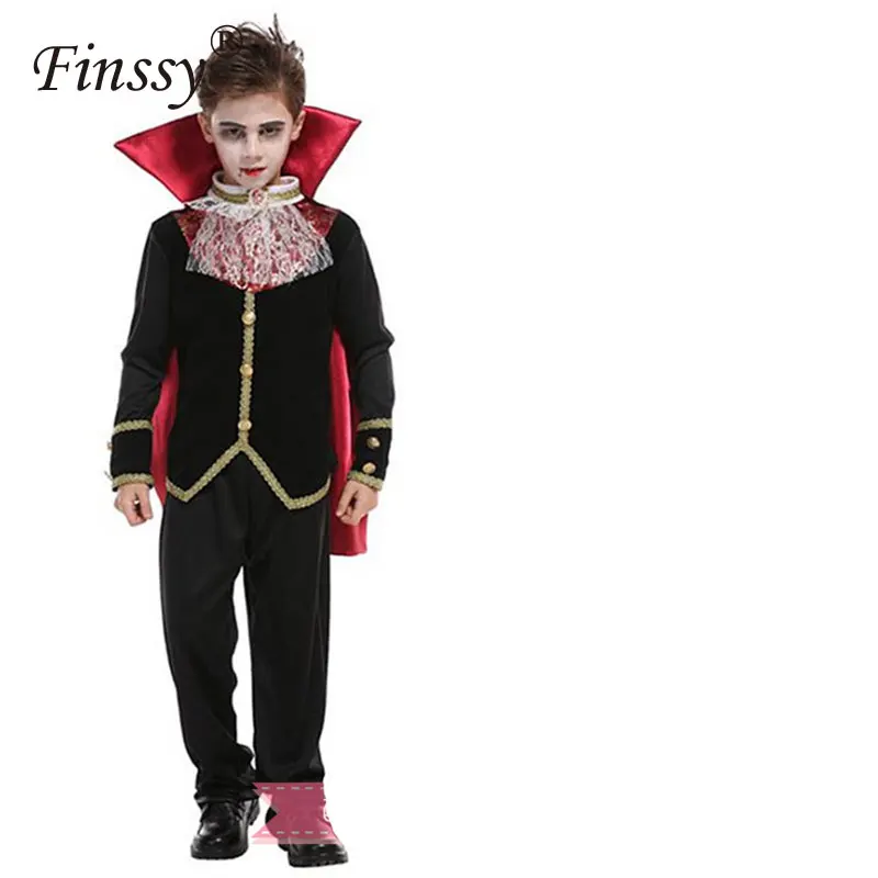 Ужасные костюмы вампира для мальчиков на Хэллоуин Детские страшные Дракулы