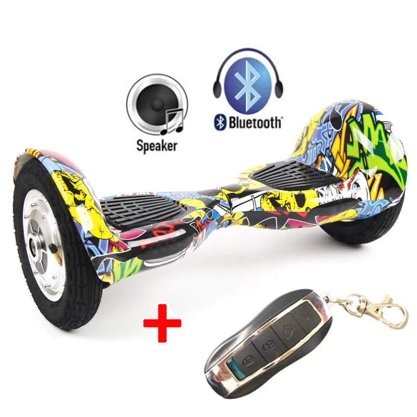 10 дюймов Hoverboard 2 колеса Slef Балансирующий скутер Hover Электрический скейтборд samsung