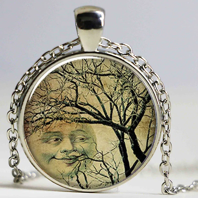 Подвеска в виде апельсинового дерева с улыбающимся лунным деревом подвеска