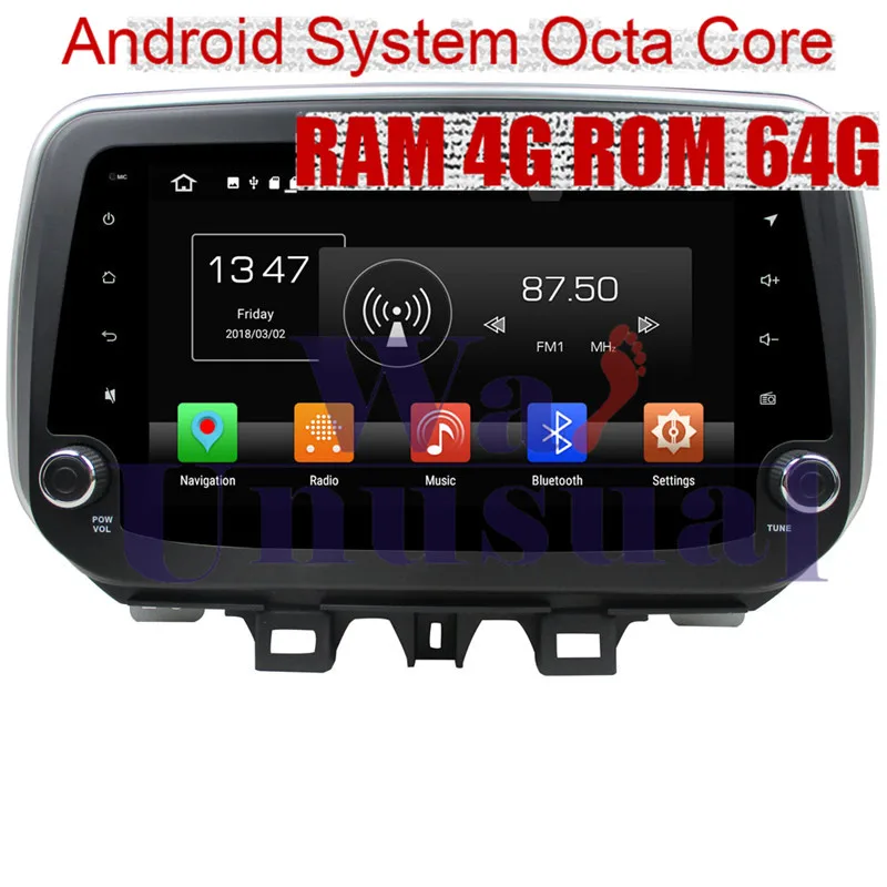 

WANUSUAL Android 8.0 Car Multimedia GPS Navigation Player for Hyundai IX35/Tucson 2018 NO DVD Radio Two Din Auto Video Octa Core