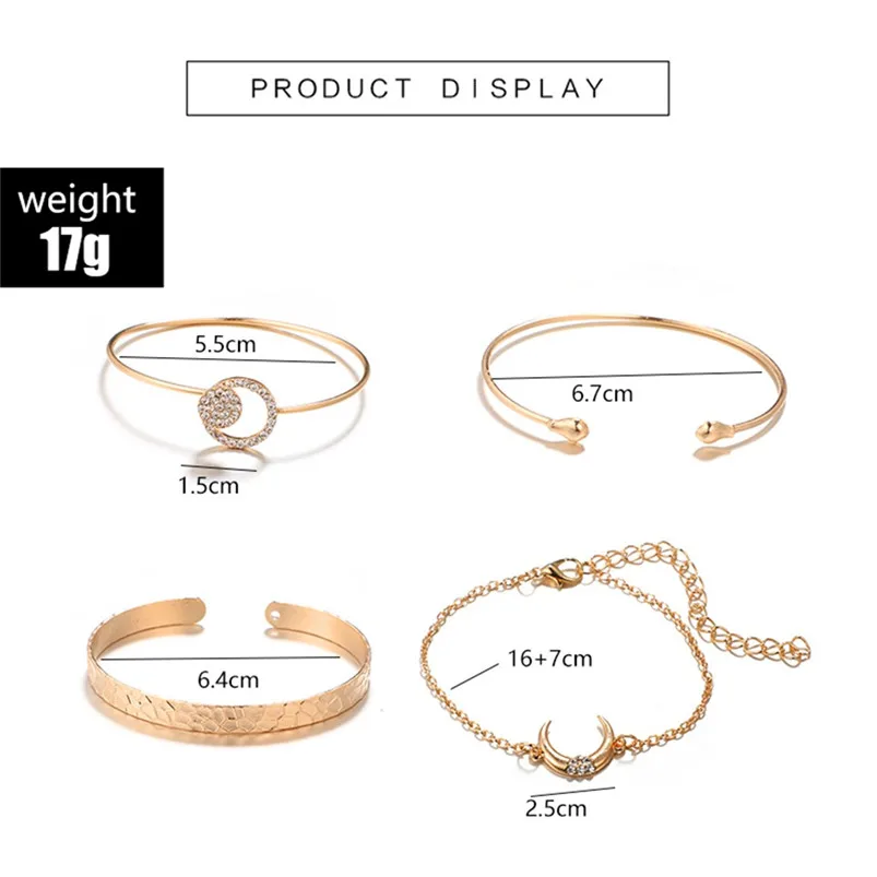 Новый простой дизайн 4 шт. стильная многослойная элегантная женская подвеска